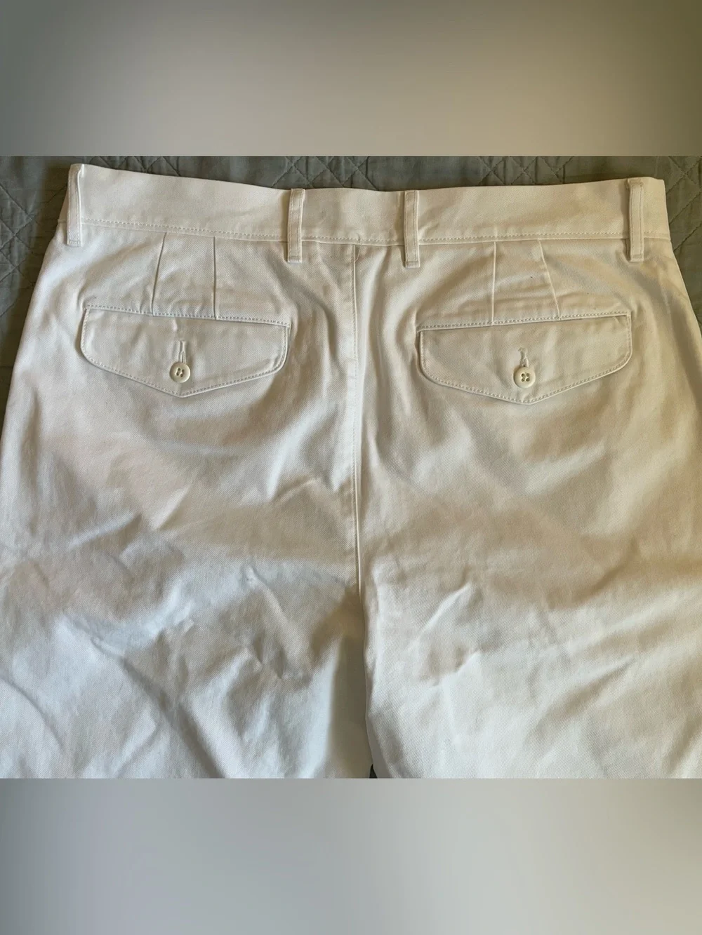 J. CREW Classic chino pant in White Size 32/32 NWT $98 BE611